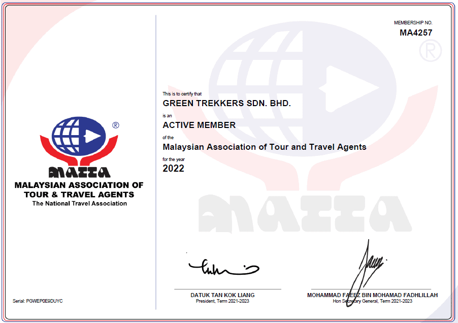 Matta_Certificate_GreenTrekkers
